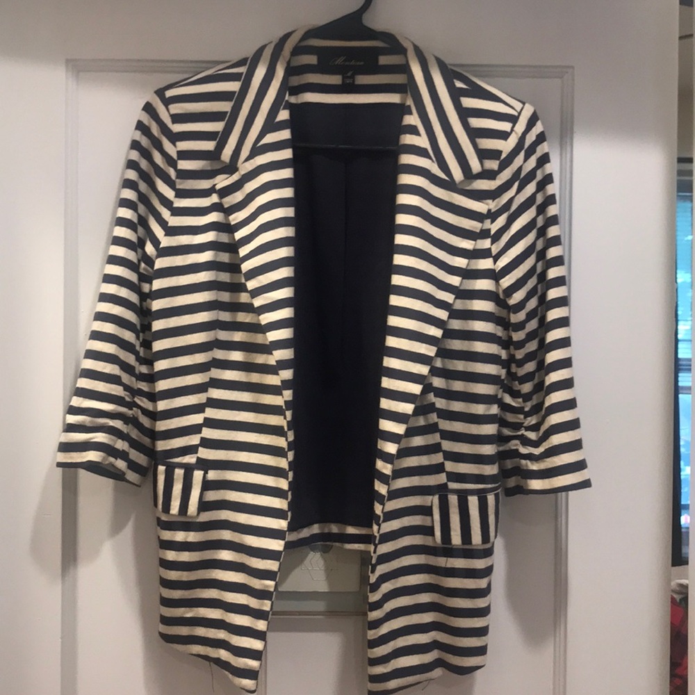 Soft striped blazer